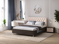 120-200 Кровать Ora Дуб Кантербери/Teddy 304 Тауп